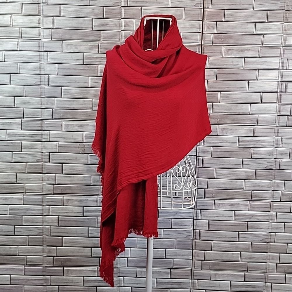 Apt 9 apple red rayon scarf or wrap One Size